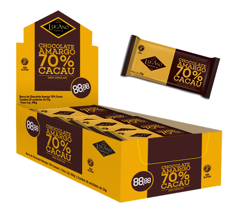 Lugano Dark Chocolate Bar Ekowarehouse